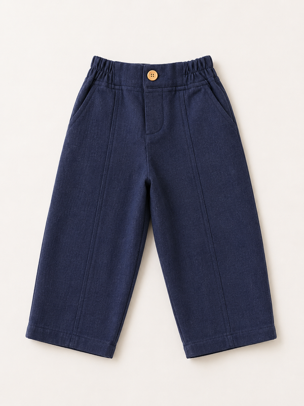 Çocuk Bol Balon Pantolon | 3–9 Yaş | Erkek & Kız | %100 Pamuk Keten | RG Brand | RG1756