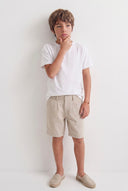 Genç Unisex Keten Şort | 9–15 Yaş | RG Brand | RG3719