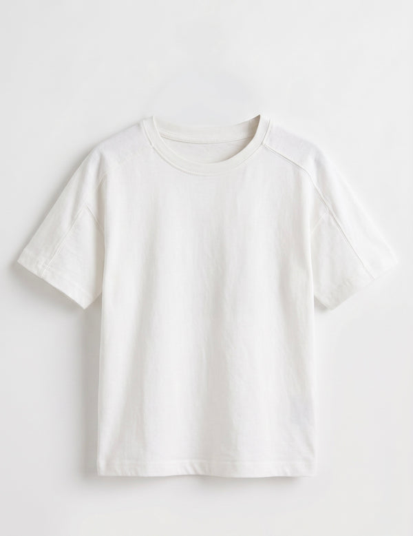 Teen Boys' Oversized Basic T-Shirt | 100% Cotton | Ages 9–15 | Relaxed Fit | RG3726