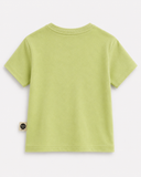 Bebek T-shirt | Sardunya Baskılı | 6 Ay–3 Yaş | Yeşil & Mavi | %100 Pamuk Yazlık | RG390
