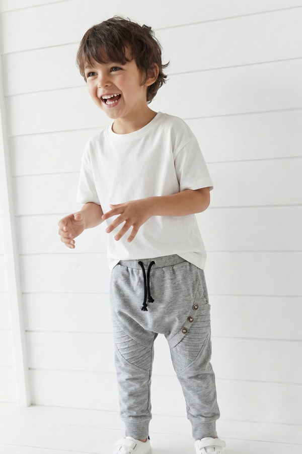 Çocuk Unisex Düğme Detaylı Konfor Eşofman| RG Brand | 3–9 Yaş | RG1144