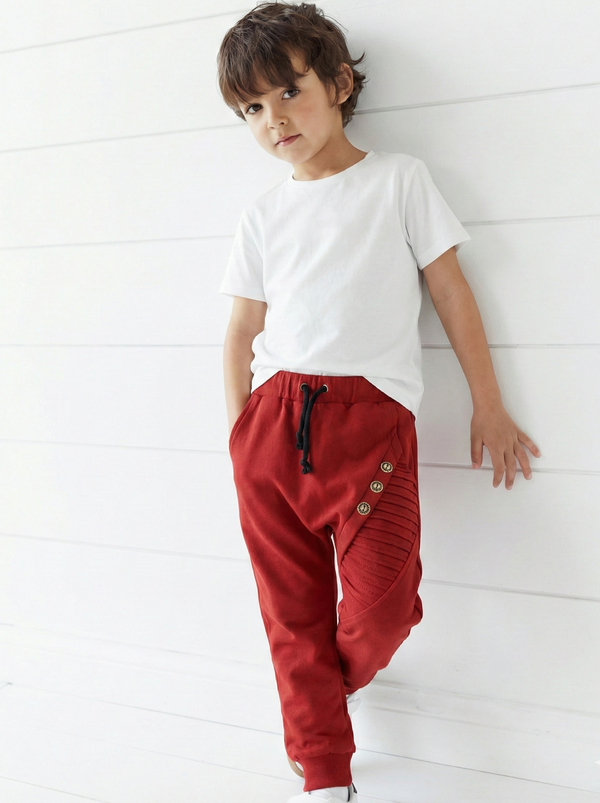 Çocuk Unisex Düğme Detaylı Konfor Eşofman| RG Brand | 3–9 Yaş | RG1144