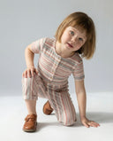 Kids' Striped Linen Jumpsuit | 3–9 Years | Summer Jumpsuit for Girls | Natural and Lightweight | RG1299
