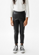 İçi Kürklü Çocuk Mat Deri Tayt