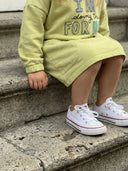 Günlük Penye Kız Çocuk Elbisesi | Çift Cepli, %100 Pamuk | Rahat Kesim, 4 Mevsim | 3-9 Yaş | RG1405