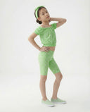 Set aus Shorts und Bluse mit Blumenmuster für Kinder und Mädchen