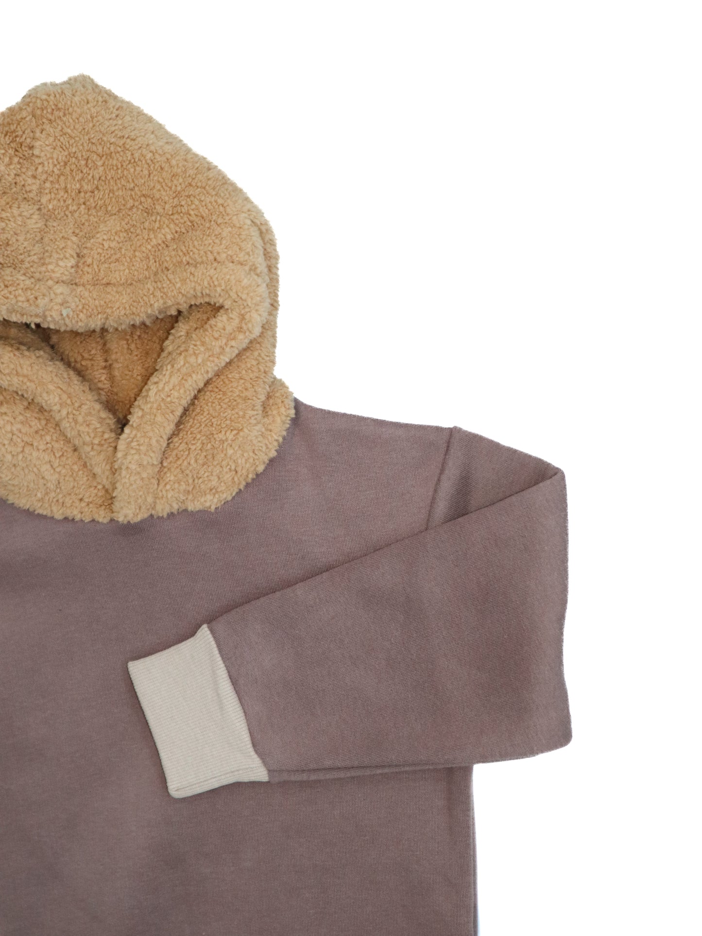 Children's Unisex Plush Detailed Winter Hoodie