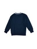 Young V-Neck Knitwear Collar Detailed Selanik Fabric Sweat