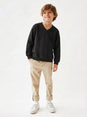 Erkek Çocuk V Yaka Selanik Triko Sweat | 3–9 Yaş | RG Brand | RG1508