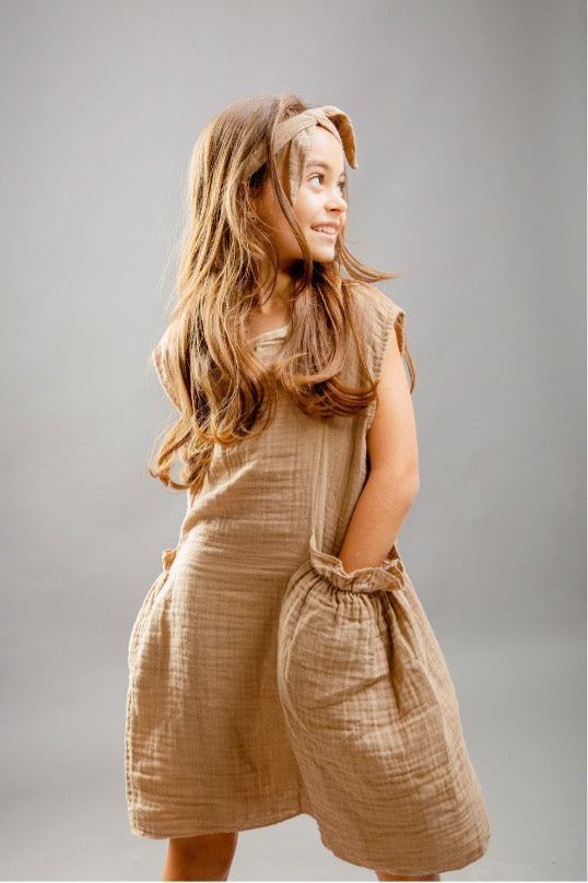 Child Muslin Sleeveless Dress