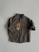 Детская рубашка с воротником-стойкой для мальчиков – 3-9 лет, 100% хлопок, длинные рукава | RG1569