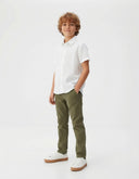 Keten Çocuk Kısa Kollu Gömlek %100 Keten 3–9 Yaş | RG1567