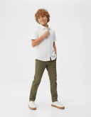 Keten Çocuk Kısa Kollu Gömlek %100 Keten 3–9 Yaş | RG1567