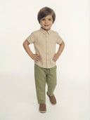 Kids Unisex Linen Trousers | Ages 3–9 | RG Brand | RG1575