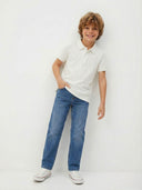 Polo Yaka Çocuk Tişört | Pike Kumaş, Rahat Kesim | 3-9 Yaş | RG1585