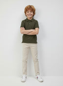 Polo Yaka Çocuk Tişört | Pike Kumaş, Rahat Kesim | 3-9 Yaş | RG1585