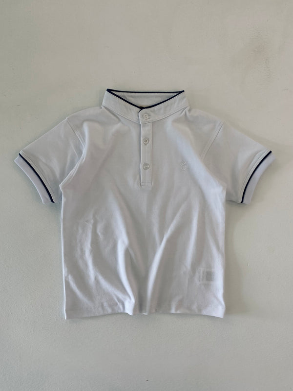Kinder-T-Shirt mit Knopfdetail und Richterkragen | RG1586