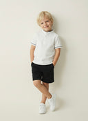 Erkek Çocuk Hakim Yaka Pike Tişört %100 Pamuk 3–9 Yaş | RG1586