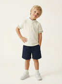 Erkek Çocuk Hakim Yaka Pike Tişört %100 Pamuk 3–9 Yaş | RG1586