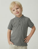 Erkek Çocuk Hakim Yaka Pike Tişört %100 Pamuk 3–9 Yaş | RG1586