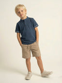 Erkek Çocuk Hakim Yaka Pike Tişört %100 Pamuk 3–9 Yaş | RG1586