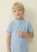 Erkek Çocuk Hakim Yaka Pike Tişört %100 Pamuk 3–9 Yaş | RG1586