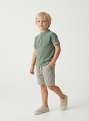 Erkek Çocuk Hakim Yaka Pike Tişört %100 Pamuk 3–9 Yaş | RG1586