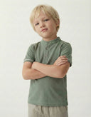 Erkek Çocuk Hakim Yaka Pike Tişört %100 Pamuk 3–9 Yaş | RG1586