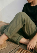 Çocuk Keten Pantolon %100 Pamuk Keten 3–9 Yaş | RG1606