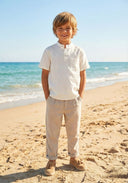 Çocuk Keten Pantolon %100 Pamuk Keten 3–9 Yaş | RG1606