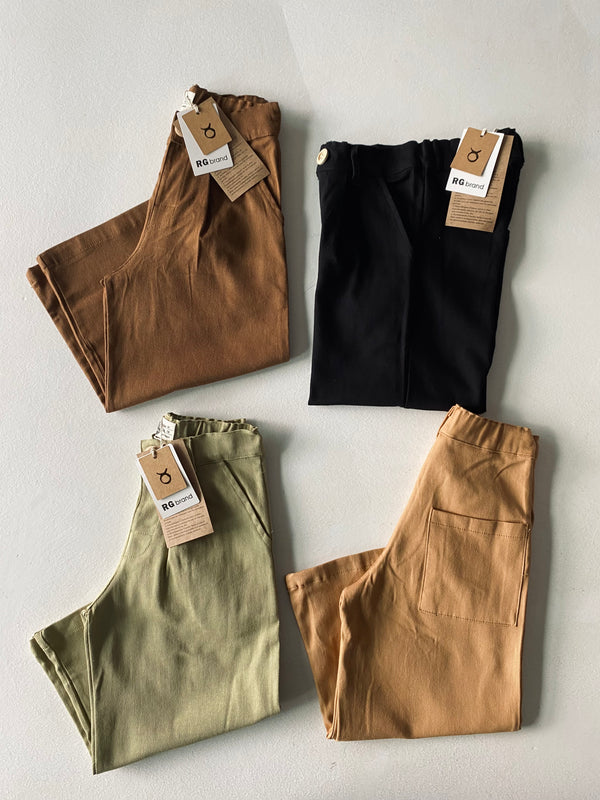 Leinenhose mit weitem Bein für Mädchen | 3–9 Jahre | RG Brand | RG1607