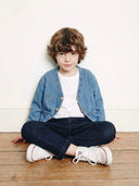 Çocuk Kot Ceket | Oversize Rahat Kesim | Kız & Erkek | 3-9 Yaş | RG1621