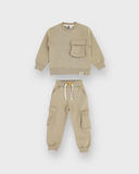 Unisex Pocket Top and Bottom Tracksuit Set