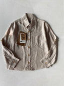 Children's Long Sleeve Shirt with Pockets - Soft 100% Cotton for Spring and Summer!