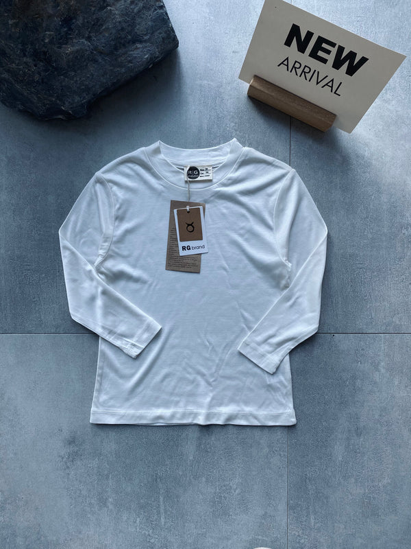 Genç Çocuk Basic Uzun Kollu Pamuk Tişört | Kız Ve Erkek | 9–15 Yaş | RG Brand | RG3701