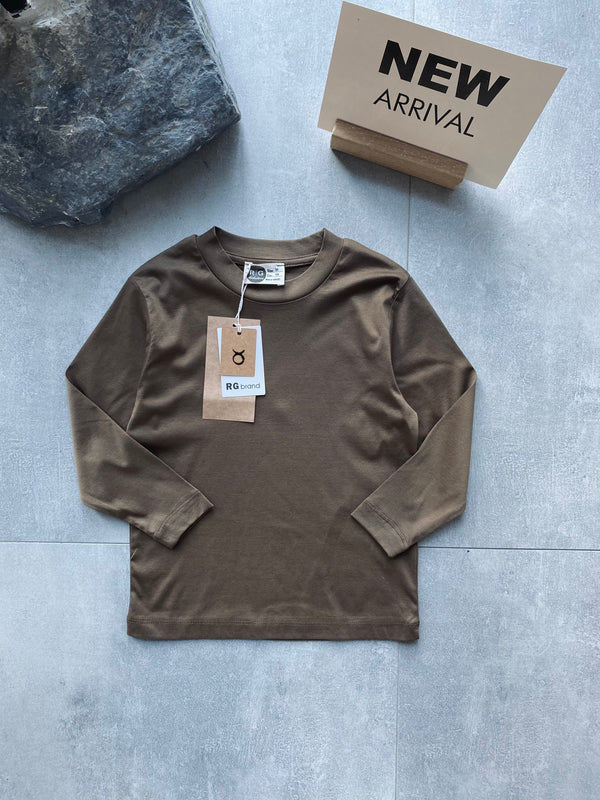 Genç Çocuk Basic Uzun Kollu Pamuk Tişört | Kız Ve Erkek | 9–15 Yaş | RG Brand | RG3701