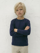 %100 Pamuk Basic Çocuk Tişörtü | Günlük Rahat, Kız & Erkek | 3-9 Yaş | RG1703