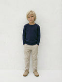 Erkek Çocuk Chino Pantolon Cepli %100 Pamuk 3–9 Yaş 4 Mevsim | RG1707