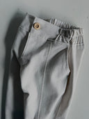 Bol Kesim Kız ve Erkek Çocuk Pantolonu %100 Pamuk Keten 3–9 Yaş | RG1711