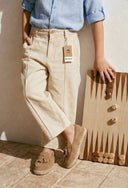 Children's Linen Loose Cut Trousers 3-9 Years