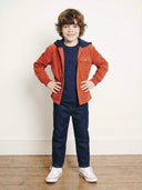 Kadife Kapüşonlu Çocuk Gömlek | İç Tişörtlü, Şık & Rahat Tasarım | Lacivert, Kahverengi, Kiremit | RG1720