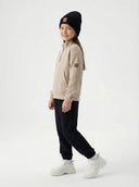 Girls and Boys 3-Piece Tracksuit Set 3 Yarn No Raising – Sweatshirt, Sweatpants and Beanie