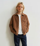 Çocuk Kadife Gömlek – Okul ve Günlük Giyim İçin