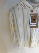 Çocuk Kapşönlü Sweat | 3–9 Yaş | Çizgili | %100 Pamuk Pike | RG Brand | RG1751