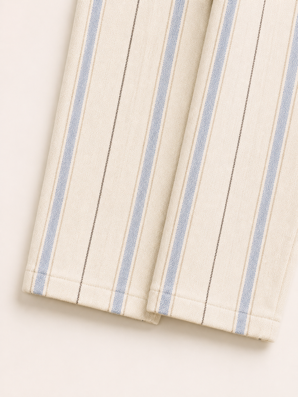 Çocuk Pantolon | 3–9 Yaş | Kız & Erkek | Çizgili | %100 Pamuk Pike | RG Brand | RG1752