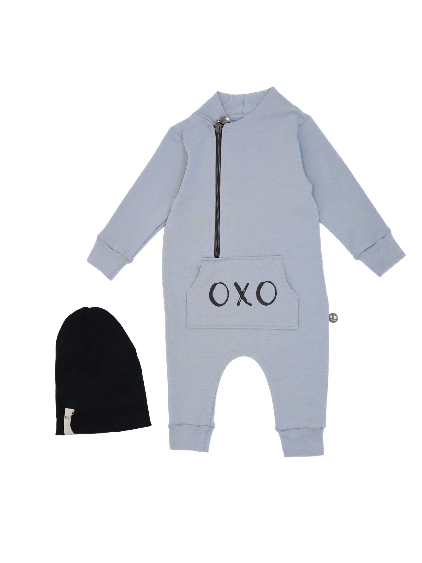 'OXO' Baskılı Bebek Tulumu
