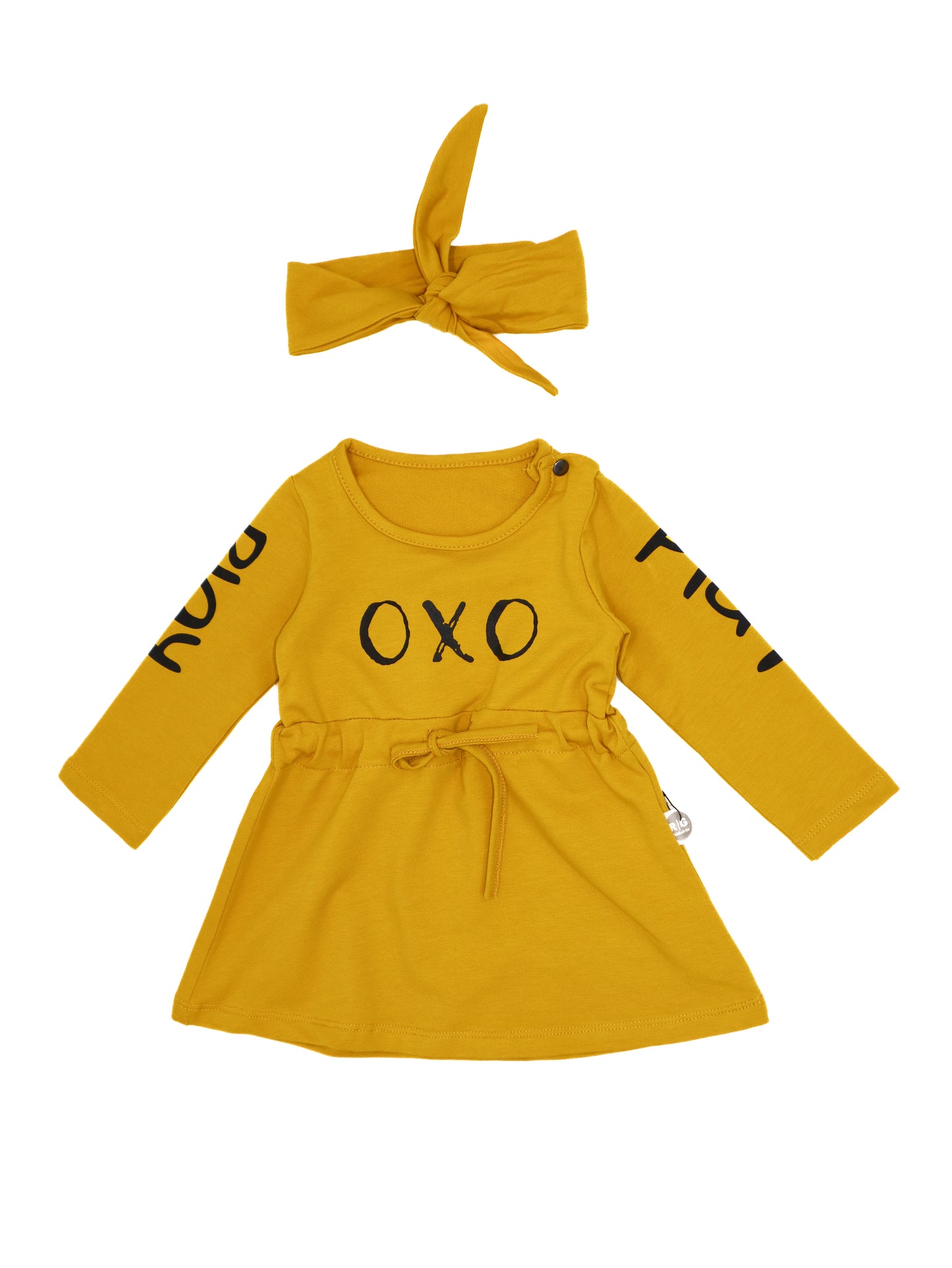 'OXO' Baskılı Bebek Elbisesi