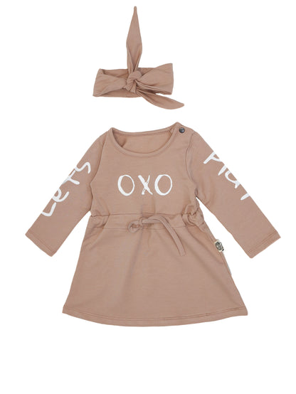 Baby Dress Wıth 'OXO' Prınt Desıgn