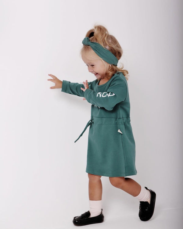 Babykleid und Haarband mit OXO-Print | RG Brand | 6 Monate–4 Jahre | RG225
