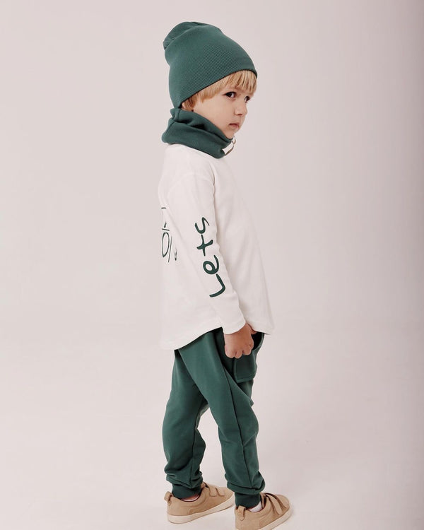 طقم أطفال من 4 قطع بطبعة OXO | 6 أشهر–4 سنوات | RG Brand | RG226
